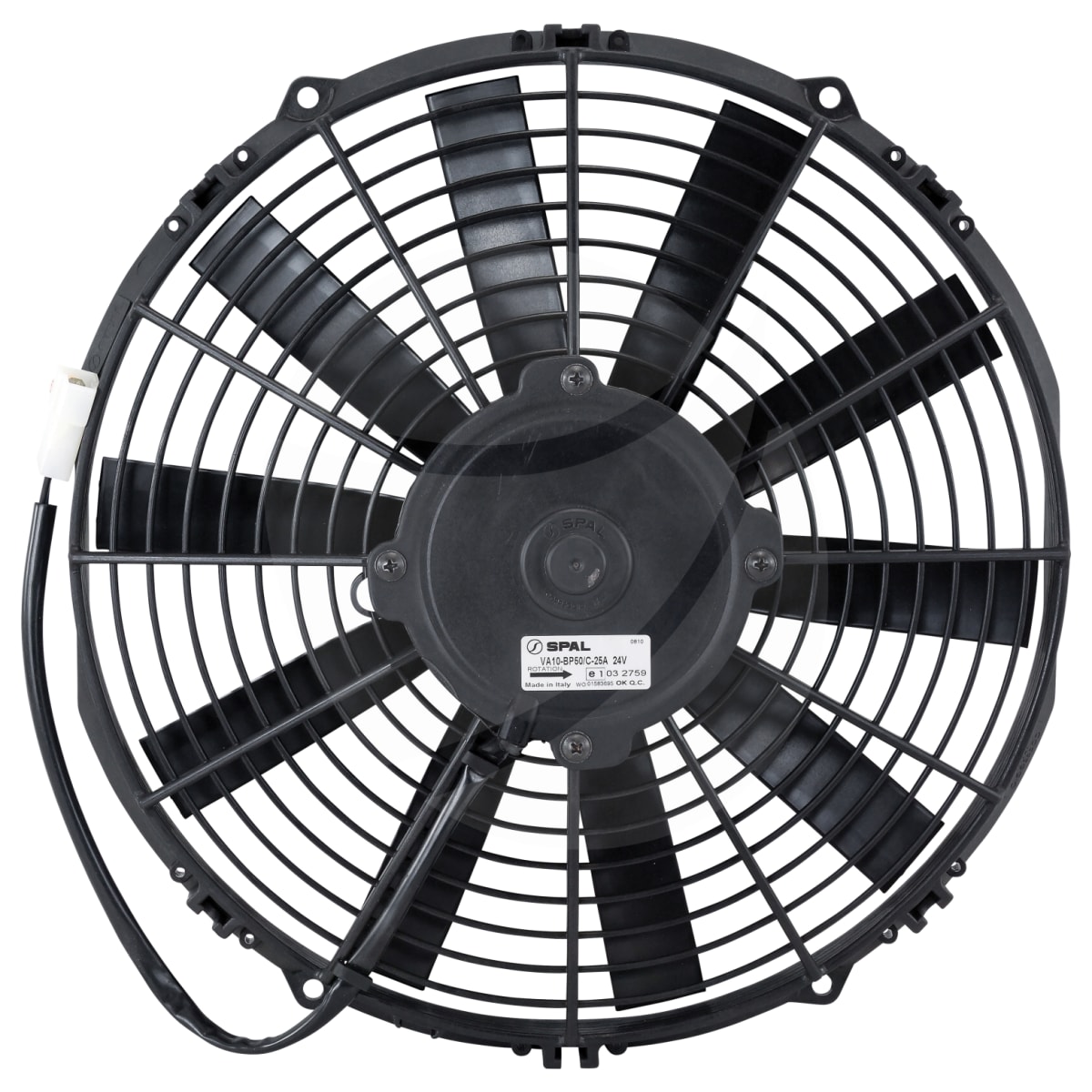 FAN, CONDENSER, SPAL, 24V, 305MM (12 INCH), PULLER, STRAIGHT BLADE